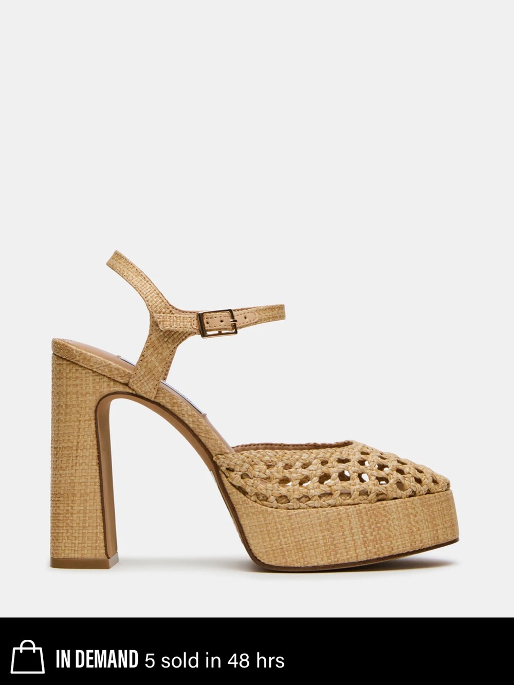 Steve Madden Lexie Raffia Pump